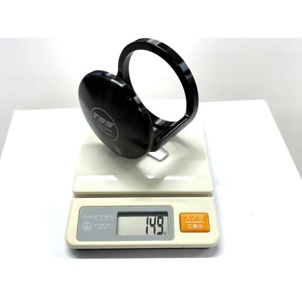 TSS製 パーミングカップ マーフィックスW6用 TSSレーザー加工入り ブラック 穴なし