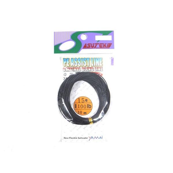 ヤマイ ステキ PE ASSIST LINE 中深海 フロロ入り 15号 100lb 10m