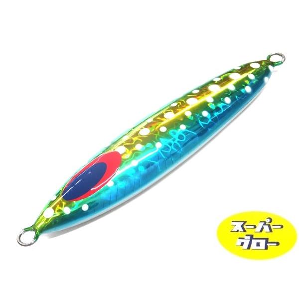 ディープライナー　スロースキップフレック　450g　アクアオリカラ　スーパーグロー